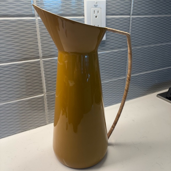 ANTHROPOLOGIE Brown Metal Vase - Picture 3 of 10